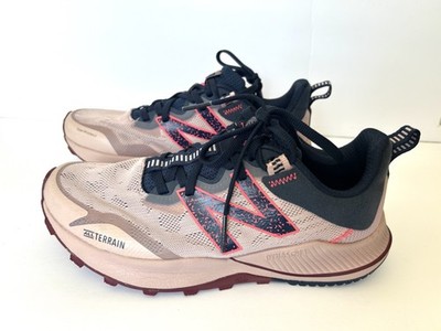 New Balance Dynasoft Nitrel V4 Trail Running Shoes Mauve Blue Womens 8.5 Used