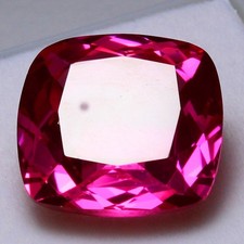 Certified Natural RARE Utah Red Beryl Bixbite 7x7 MM Cushion Unheated Loose Gems