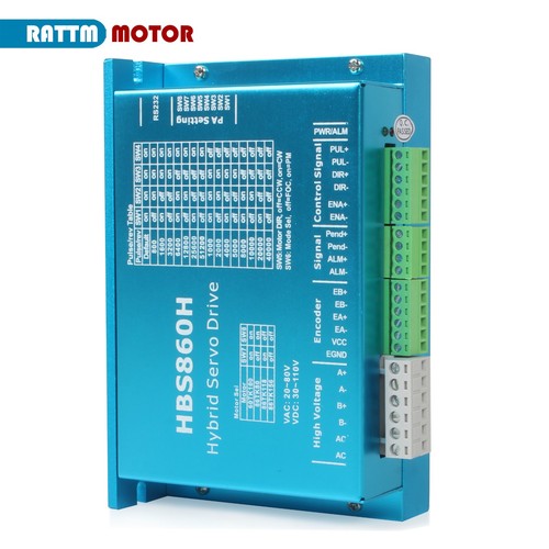 HBS860H CNC Hybrid Nema34 Closed Loop Servo Motor Driver AC20-80V or DC30-110V - Picture 6 of 6