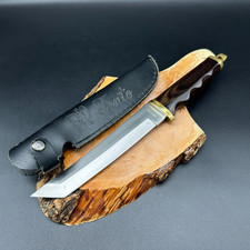 Einzigartiges Vintage Tanto Messer Handgefertigt - Echtledescheide - Sehr sch&ouml;n