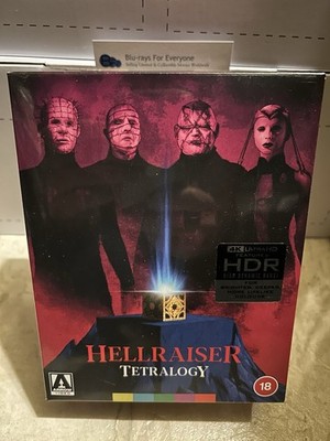 Hellraiser Tetralogy 4K Collection Blu-ray II III IV (UK)[1987-1996] ShipNextDay