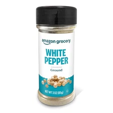 Amazon Grocery, Ground White Pepper, 3 Oz (Previously , Packaging May Vary)