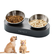 PETKIT Elevated Dog Bowl Pet Feeder Stainless Steel Raised Food Water Stand