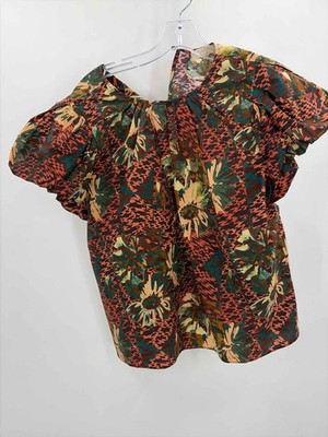 Pre-Owned Ulla Johnson Brown Size 4 Cotton Blouse