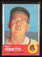 1963 Topps #48 Birdie Tebbetts - VG Set Break!