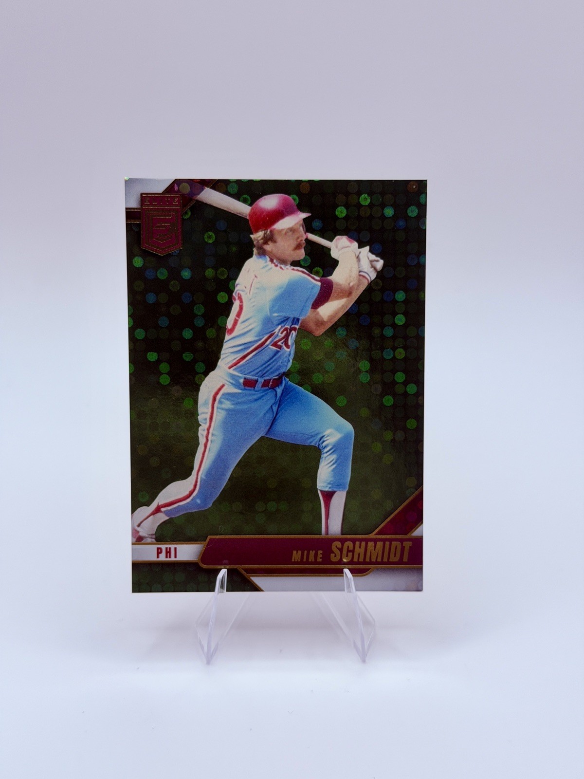 2026 Donruss Elite Mike Schmidt #52 Green Disco Philadelphia Phillies HOF