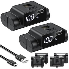 LED Display Rechargeable Battery Pack for Xbox Series X/S/One/Elite, 2 Pack 5...