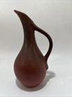 Vintage Van Briggle Art Pottery Ewer Pitcher Vase | Matte Mulberry Signed MCM
