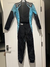 junior omp ks-3 cik-fia quilt lined kart race suit