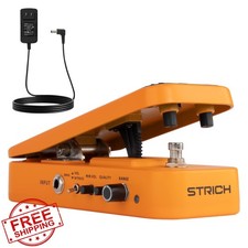 STRICH Wah Volume Pedal Orange w/Power Supply
