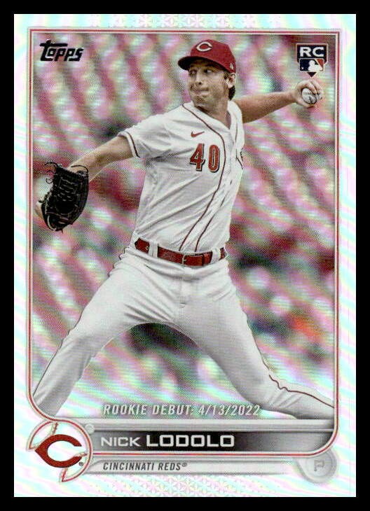 2022 Topps Update #US249 Nick Lodolo Rainbow Foil
