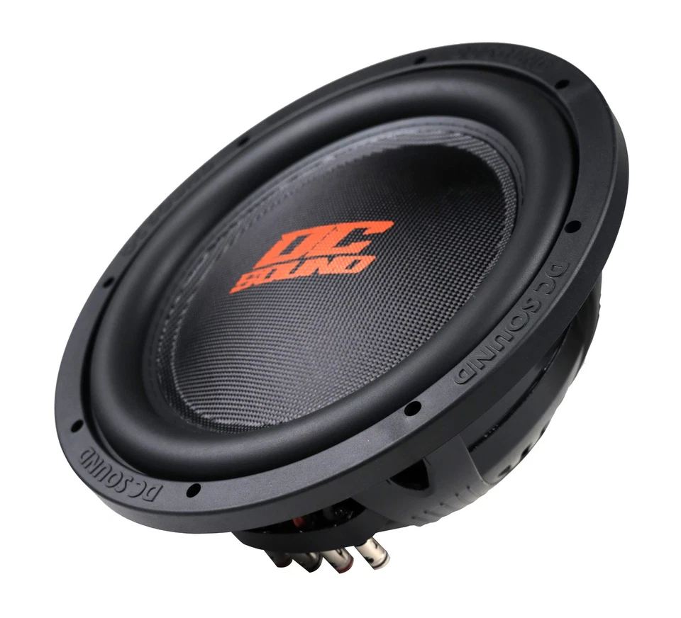 DC Sound DSW2500 12" Shallow-Mount Fiber Glass Subwoofer 2500W DVC 4-Ohm - Image 2 of 4