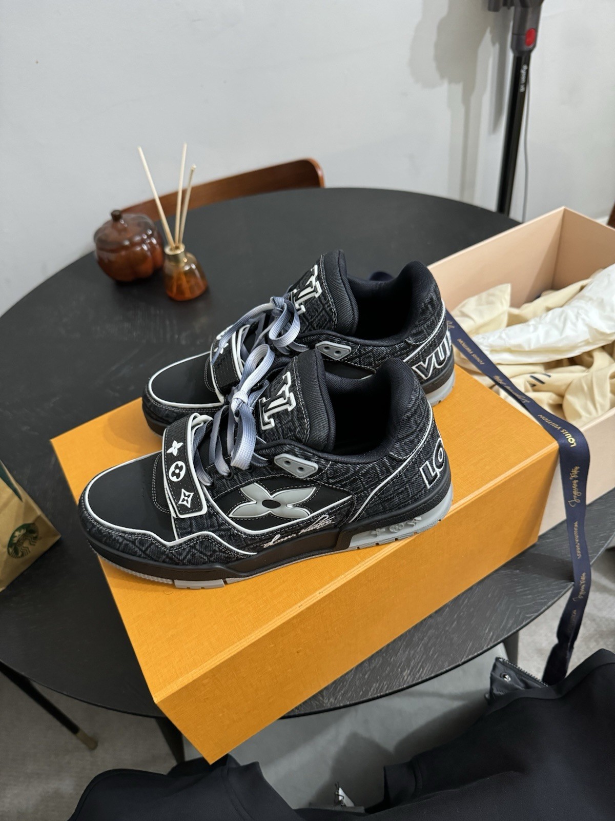 Louis Vuitton LV Trainers – Croc-Embossed Denim – Sold Out! image 3