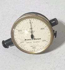 Brown & Sharpe 8236-312 .0005” .075mm Range Dial Depth Gauge USA MADE TOOL.