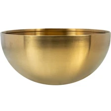 Kitchen Stainless Steel Serving Bowl Golden Color Multi Function Bowl