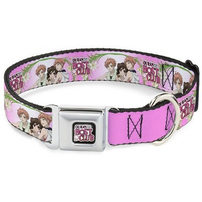 Crunchyroll Pet Collar, Dog Collar Metal Seatbelt Buckle, Ouran Host (US IMPORT)