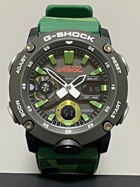 時計 GA-2000GZ-3AJR G-SHOCK × Gorillaz コラボレーションモデル GA-2000GZ-3AJR CASIO