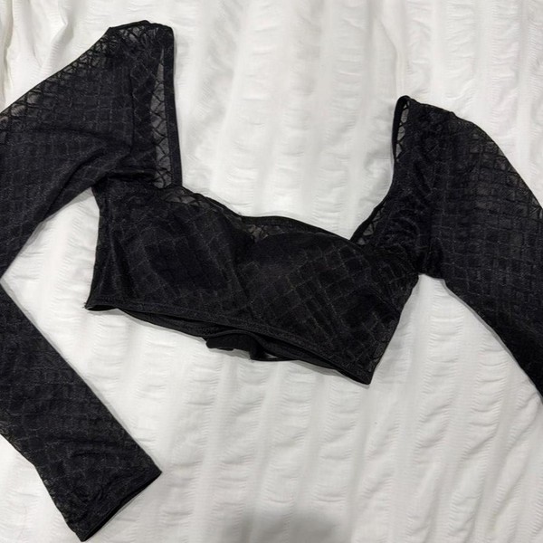 Womens Crop Party Festival Top by ASOS Size Bra US 32A (AUS 10A) 