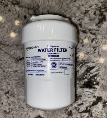GE Refrigerator Water Filter AMZN-MWF-S / Standard
