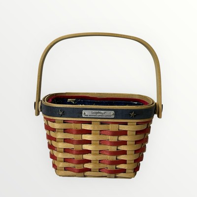 Longaberger Hostess Appreciation Basket 2001 Liner Protector and Tie On