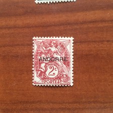 Andorra 3 * MH Type White Year 1931