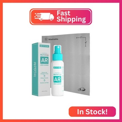 OPTIPAK Anti Fog Lens Cleaner Spray Kit | (1) 4oz Anti Fog Glasses Cleaner Spray