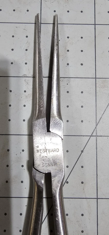Alicate de nariz Westward Snnp 7" agulha vintage! - Imagem 2 de 2