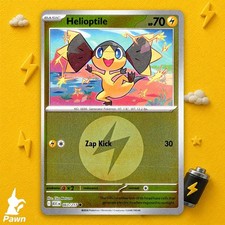 Helioptile 63/217 Eroi Ascesi Pokemon TCG Carta Lampo Singola