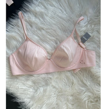 Aerie REAL ME Underwire Full Coverage Demi Unlined Bra Pink Stars 34B NWT