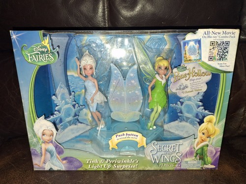 Disney Fairies Secret Of The Wings Tink & Periwinkle Light Up Surprise Dolls NIB