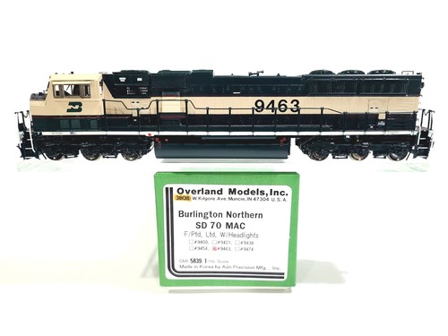 Overland OMI BN EMD SD70MAC Burlington Northern Executive #9463 HO latón #5839.1 | Zustand: Used