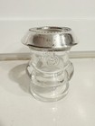 STERLING SILVER GLASS  TOOTHPICK / MATCH HOLDER -LABEN — photo 2