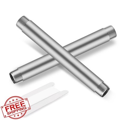 Home TZH Stainless Steel Pipe 1'' NPT 10'' 2Pcs