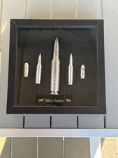 Silver Bullet Set 16 Oz Total .999 Silver 1 x 50 Cal, 2 x 308 Cal 2 x 45 Cal