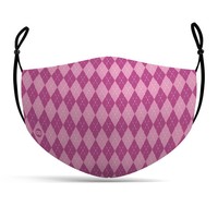 Stoffmaske Zauberschule Rosa - 3-Lagige Mund-Nasen-Maske Mit Hochwertigem
