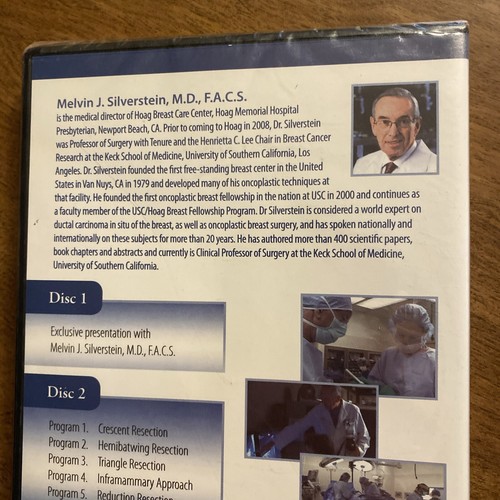HOAG Hospital: Silverstein’s Oncoplastic Breast Surgery (DVD) Medical Doctor R5 - Picture 3 of 10