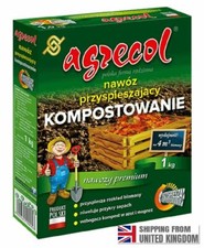 Fertilizer to accelerate the composting. Breaks down organic matter.1KG, AGRECOL