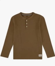 Levi Boy Thermal Henley Long Sleeve Top