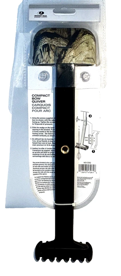 Mossy Oak compacto arco aljava montagem camuflada incluída para flechas de carbono/alumínio - Imagem 3 de 4