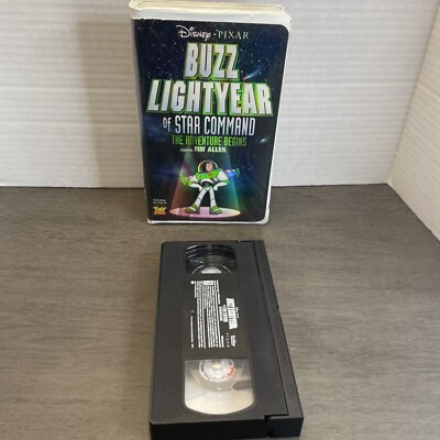 Buzz Lightyear of Star Command: The Adventure Begins (VHS, 2000)