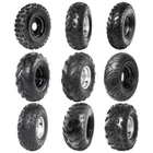 6" 7" 8" 10" Wheels Tire 3, 4 Stud Rim For Go Kart ATV Quad Bike Buggy Golf Cart