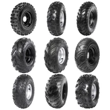 6" 7" 8" Wheels Tire Rim Assembly Go Cart ATV Mini Bike Trike 110/125/150/200cc