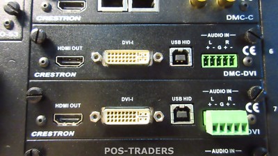 Crestron DMC-DVI DVI/RGB Input Card for Media Switch PULLED FROM DM-MD8X8-RPS