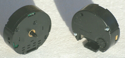 UTS DEUTSCHES RUNDES QUARZ KUTSCHENUHRWERK inkl. BATTERIE - 10mm Schaftlänge