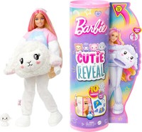 Barbie Cutie Reveal - PlüSchlamm Mit Beweglicher Puppe, 10 ÜBerraschungen Neu