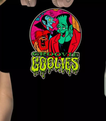 Groovie Goolies cartoon T-shirt black Unisex Tee S-5XL GC3436