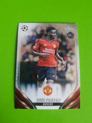 2023-24 Topps Chrome UCC #42 Omari Forson RC Rookie Manchester United