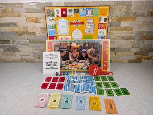 Vintage 1975 Parker Brothers Gambler Board Game Excellent