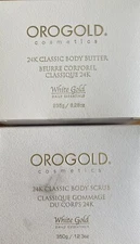 Oro Gold Cosmetics 24k Bundle Body Scrub &body Butter
