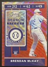 BRENDAN MCKAY RC Ruby Wave Prizm Refractor 2020 Contenders Optic #4 Rays